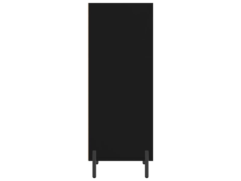 Buffet - bahut - meuble de rangement noir 34,5x32,5x90 cm bois d'ingénierie  - Conforama E