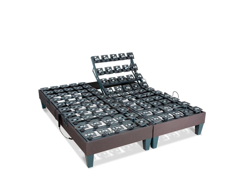 Ensemble matelas mémoire de forme absolu avec sommier mondor 2x90x200 cm 4BP.AB.AS.DUO.0920 - Conforama D