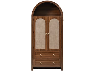 Buffet   2 tiroir(s)  Sol Morn - 80 cm coloris marron 