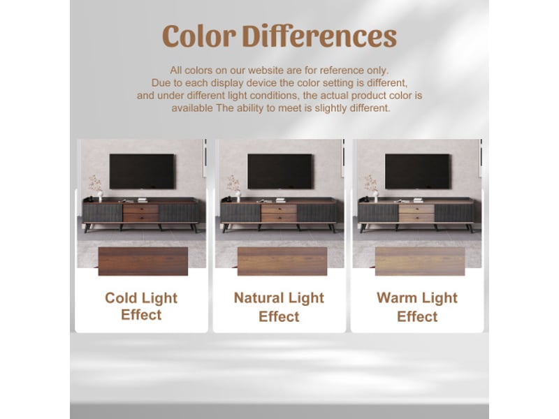  Meuble tv noir 160 cm panneau de particules meuble tv noir - Conforama E