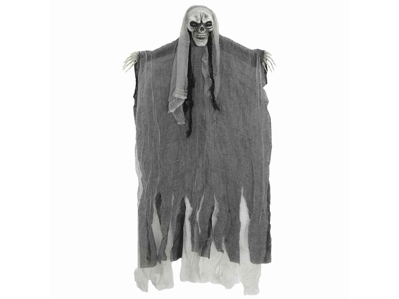  Fantôme suspendu halloween 3 pc noir 66 x 110 cm polyester cf61925  - Conforama C