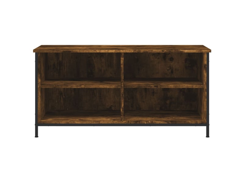  Meuble tv - banc tv - meuble de rangement chêne fumé 100x40x50 cm bois d'ingénierie  - Conforama D