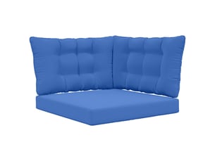 Coussin de canapé d'extérieur, coussin de chaise polyester bleu royal cf54031
