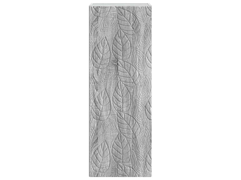  Armoire murale salon 33x34,5x90cm bois d'ingénierie sonoma gris shl6795  - Conforama D