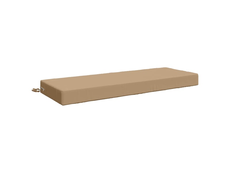  Coussin d'assise, coussin pour chaisecanapé soest 100 % polyester sable 120 x 40 x 10 cm cf51484  - Conforama A