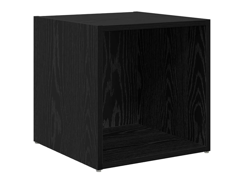  Ensemble meuble tv - banc tv - meuble de rangement 2 pcs noir bois d'ingénierie  - Conforama E