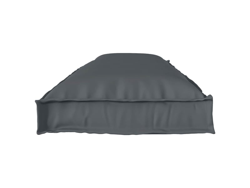  Set de coussin de jardin - coussins de palette 2 pc tissu oxford anthracite  - Conforama D
