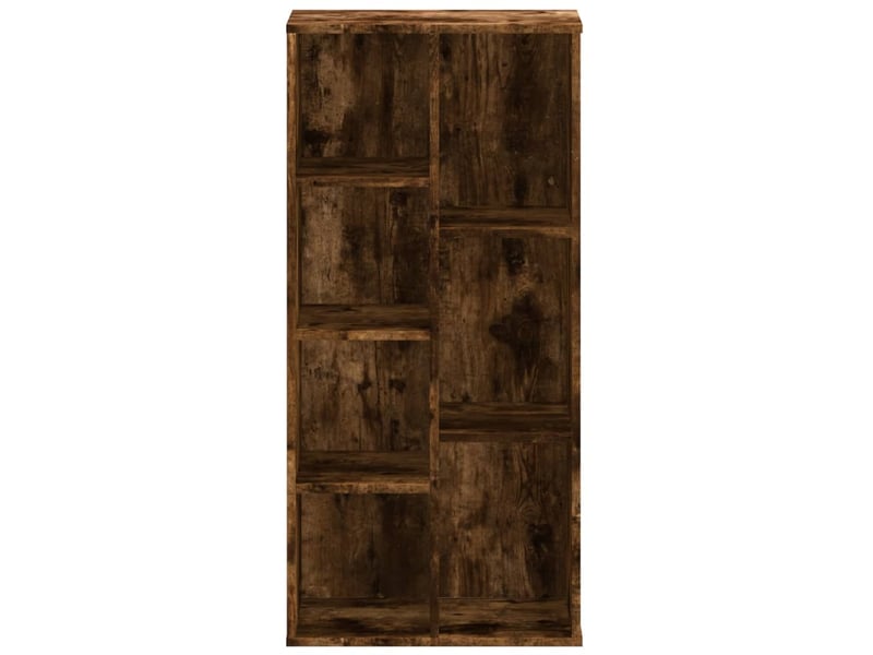  Bibliothèque, étagère de rangement chêne fumé 50x25x105 cm bois d'ingénierie  - Conforama D