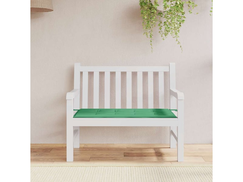  Coussin de banc de jardin, coussin d'assise vert 120x50x3 cm tissu oxford cf52851  - Conforama B