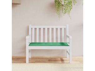 Coussin de banc de jardin, coussin d'assise vert 120x50x3 cm tissu oxford cf52851