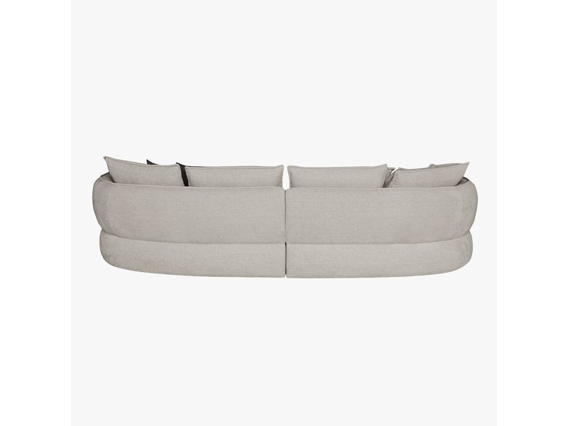  Canapé 3 places en tissu beige  - Conforama E