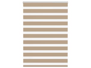Store zèbre, store de fenêtre marron sable largeur du tissu 100,9 cm polyester cf48748