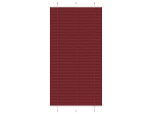 Store plissé, store de fenêtre rouge bordeaux 105x200 cm largeur du tissu 104,4cm cf47023