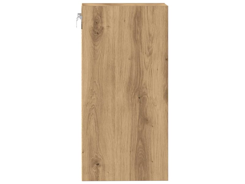 Meuble de rangement, armoire suspendue chêne artisanal 40x29,5x60cm bois d'ingénierie - Conforama E