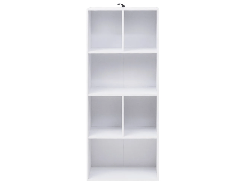  Bibliothèque 50,2x29,2x118 cm 6 compartiments mdf blanc  - Conforama A