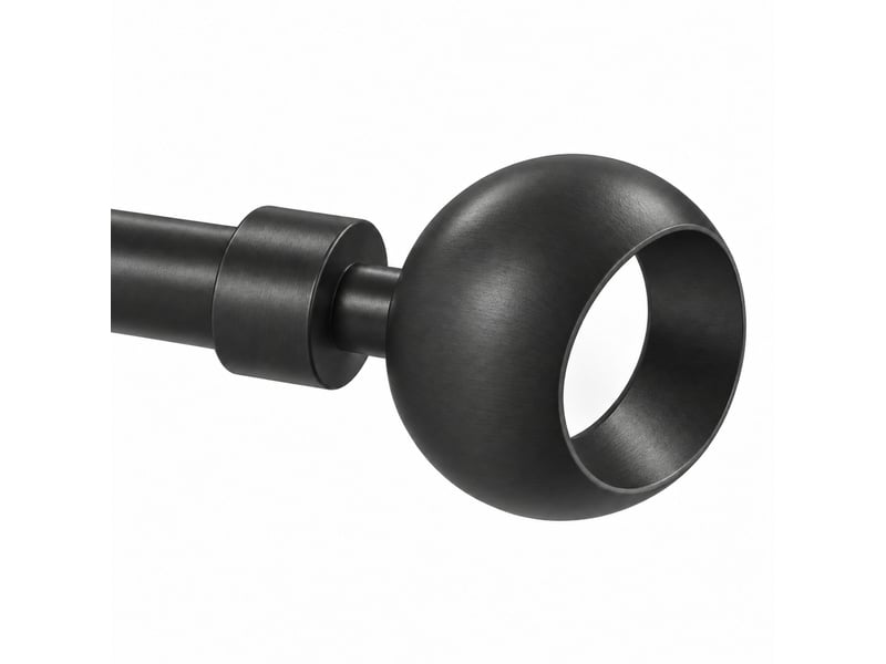  Kit tringle extensible  embout rond ajouré d1613 mm 120-210 cm  - Conforama B