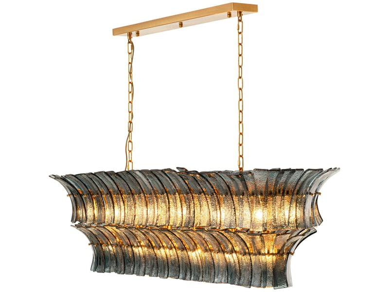 suspension venezia bleue 130cm  - Conforama E