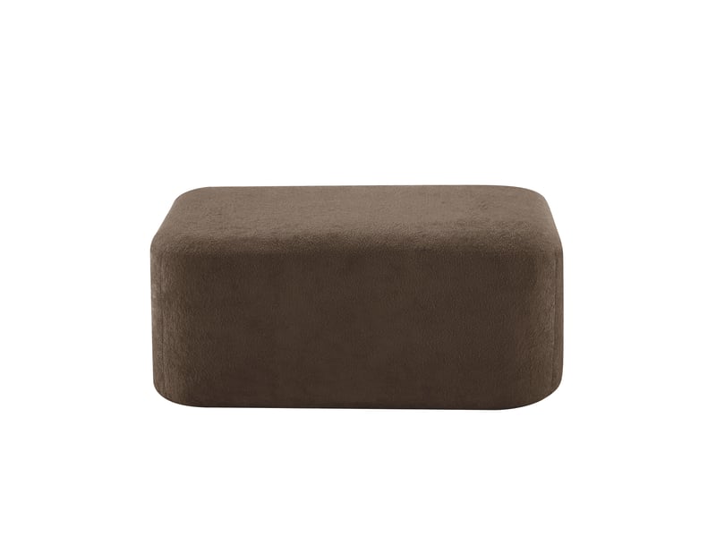  Ottoman velours - marron SF20250068006 - Conforama E