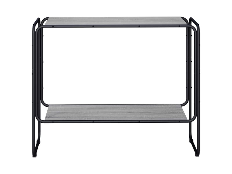  Buffet salon, buffet de rangement sonoma gris 93.5x38x75 cm bois d'ingénierie  - Conforama C
