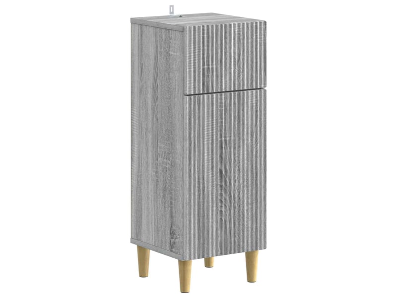  Ensemble de meuble de salle de bain 3 pièces arnhem sonoma gris cf63332  - Conforama C