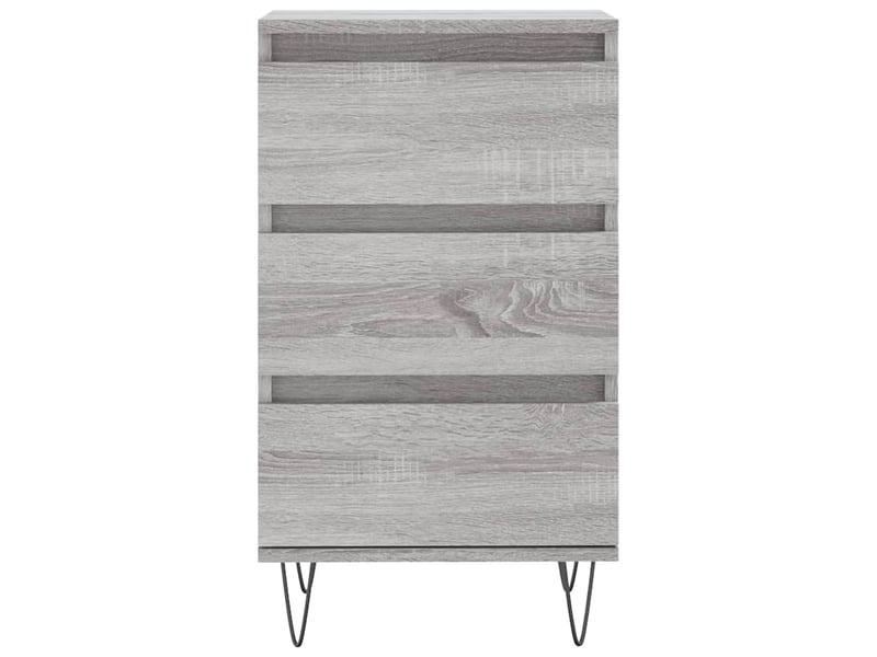  Buffet - bahut - meuble de rangement sonoma gris 40x35x70 cm bois d'ingénierie  - Conforama E