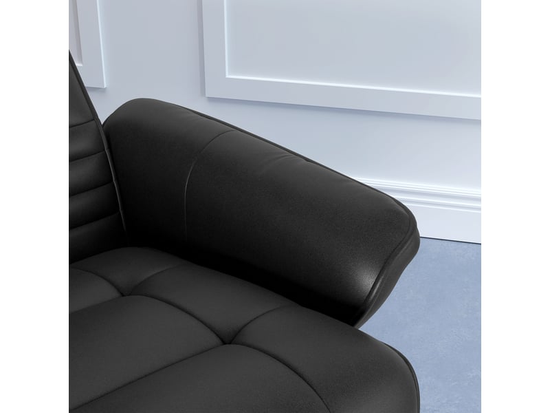  Ensemble 2 pièces : fauteuil relax tv pivotant 360° + pouf, microfibre, inclinable 135°  - Conforama D