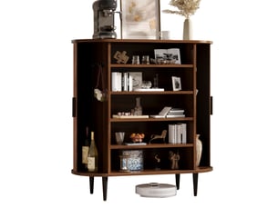 Buffet 2 porte(s) 0 tiroir(s) OKMYHOME - 85 cm coloris naturel