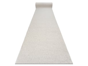 Tapis de couloir casablanca loop blanc, bouclé, doux - 100cm 100x310 cm