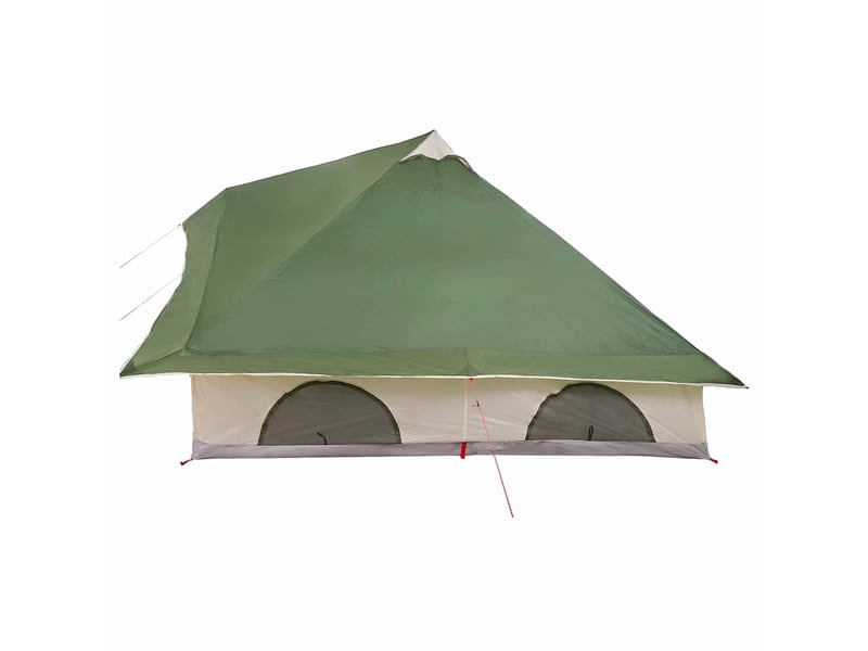  Tente tipi, tente de camping 8 personne vert taffetas shl21915  - Conforama E