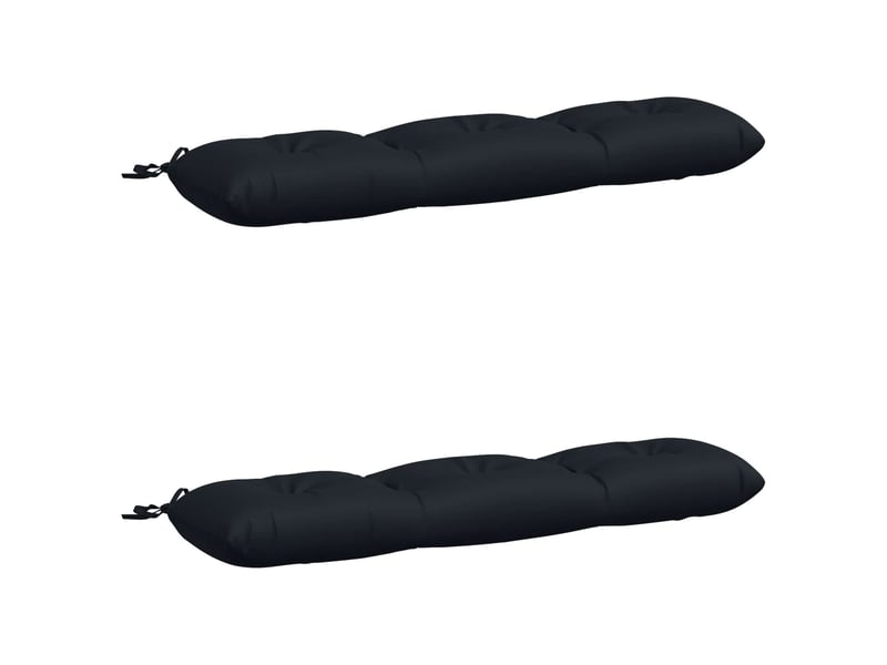  Lot de 2 coussins de banc, coussins d'assise vianen 100 % polyester bleu foncé cf57646  - Conforama A