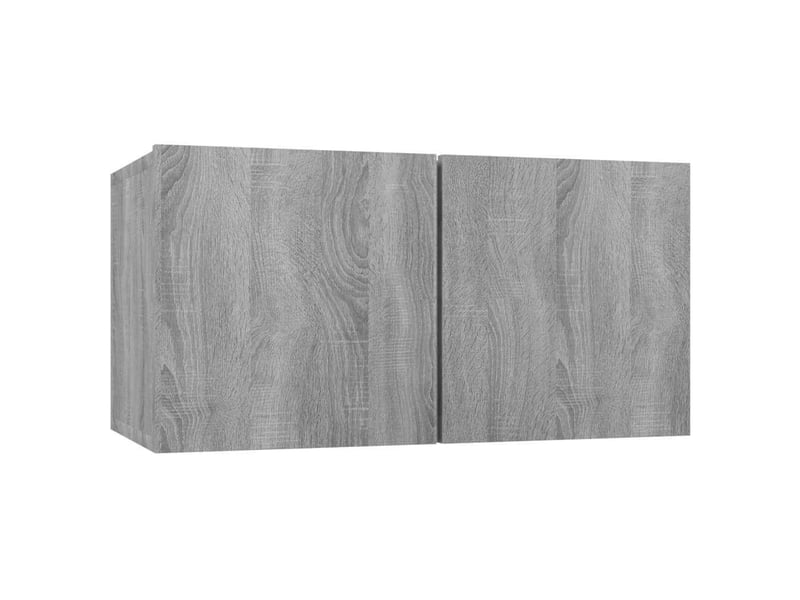  Ensemble de meubles tv 5 pcs sonoma gris bois d'ingénierie shl55292  - Conforama E