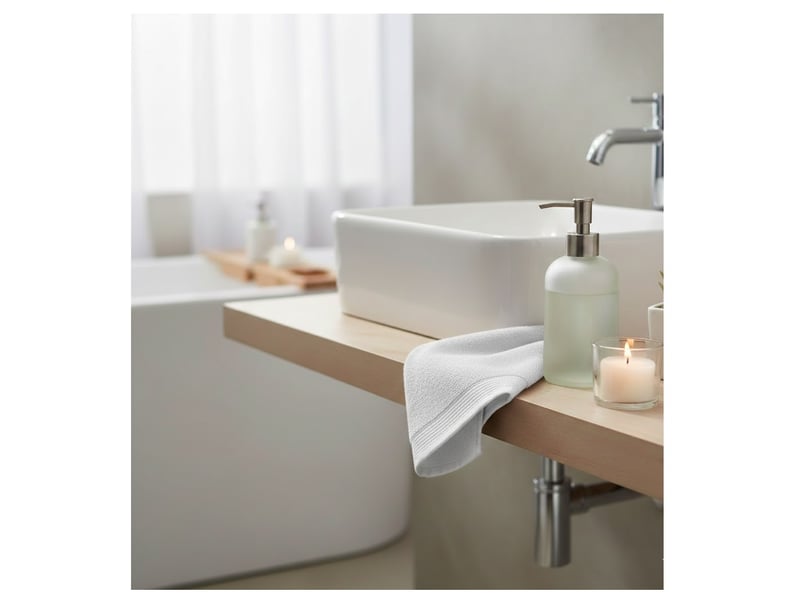 Serviette de toilette en coton lilas  - Conforama B