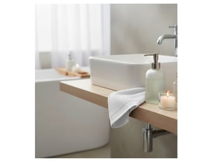 Serviette de toilette en coton lilas