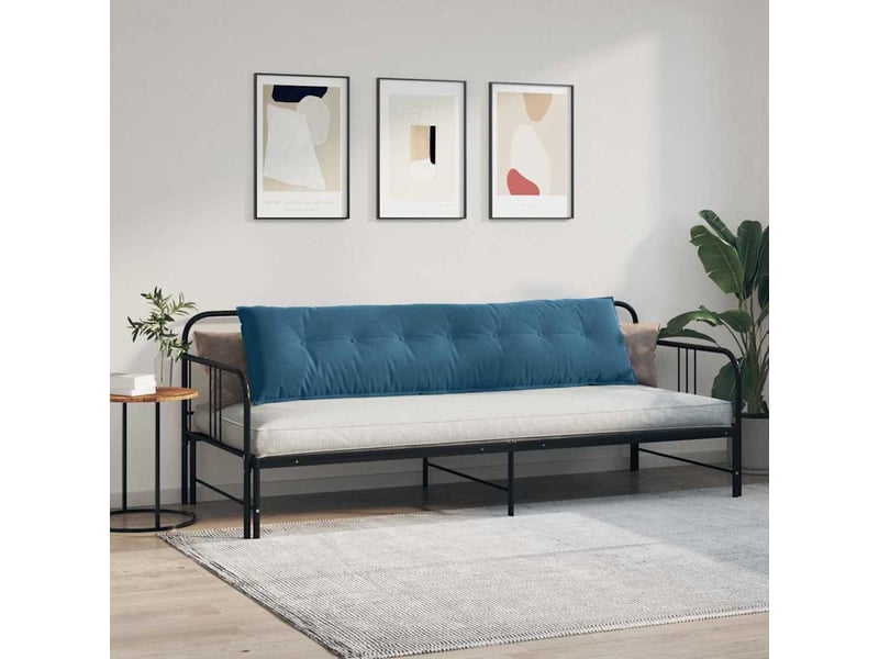  Coussin de dos, coussin de dossier bleu 200 x 50 cm tissu en velours côtelé cf54522  - Conforama D