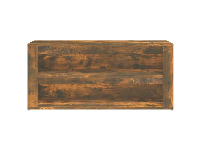  Meuble à chaussures, étagère à chaussures chêne fumé 100x35x45 cm bois d'ingénierie  - Conforama E