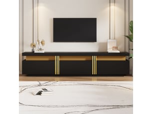 Meuble tv coloris noir  <strong></strong>  <strong></strong>