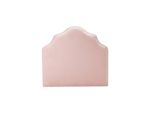 Tete de lit A fixer au mur largeur 107 cm B11855 finition tissu rose