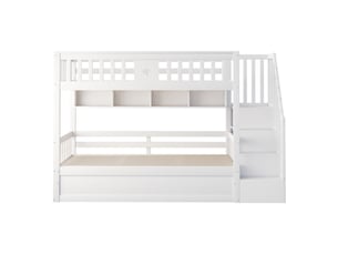 Lit mezzanine 90x200 cm MAISONORA coloris blanc