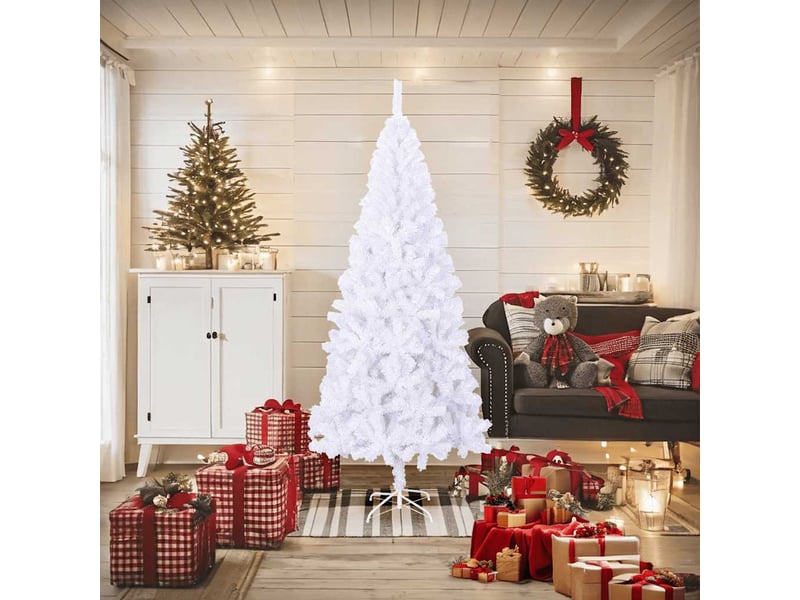  Sapin de noël - arbre de noël artificiel avec support 180 cm 620 branches  - Conforama A