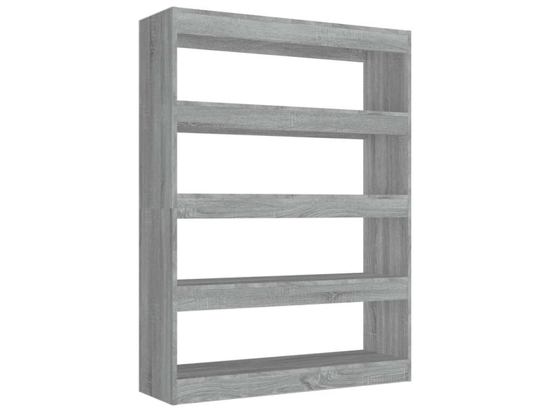  Bibliothèque, séparateur de pièce sonoma gris 100x30x135 cm  - Conforama A