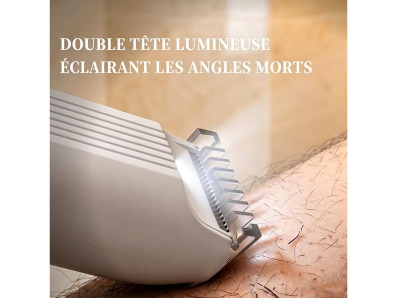 Tondeuse electrique femme 6 en 1 double tete led lames ceramiques charge usb-c 413446_AADDK44159_6_DROPFR - Conforama D