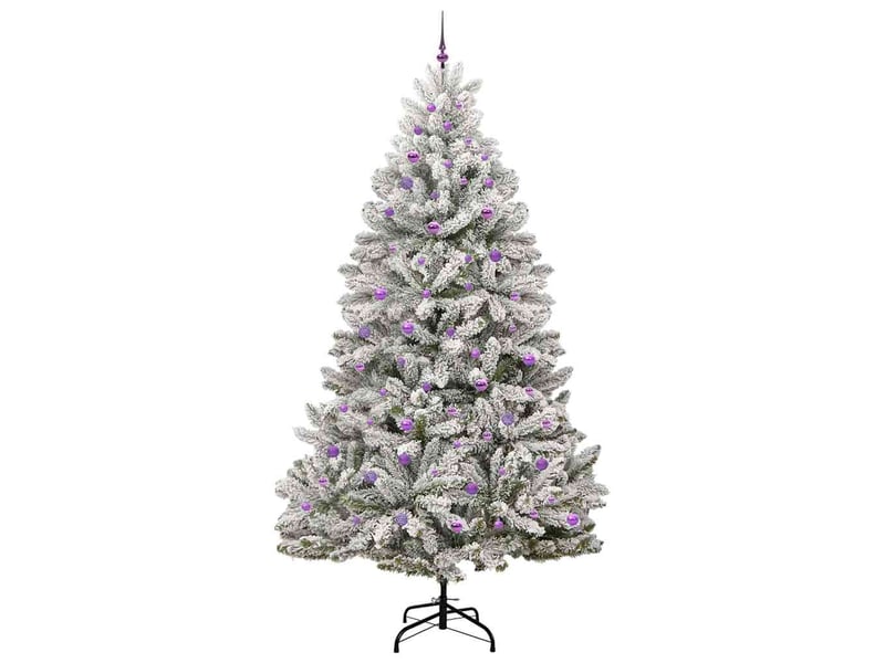 Sapin de noël, arbre de noël artificiel 270 cm 300 led blanc chaud cf61018 - Conforama D