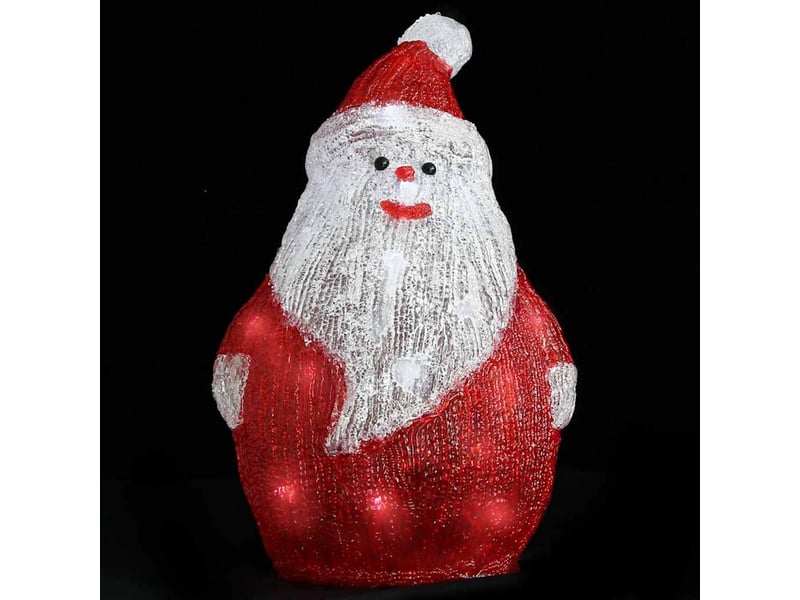  Silhouette de père noël led acrylique intérieurextérieur 28 cm  - Conforama C