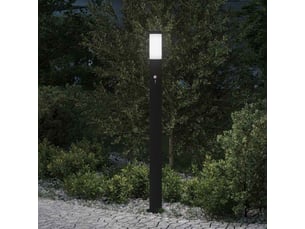Borne lumineuse, lampadaire avec détecteur 110 cm en acier inoxydable ip44 shl5787