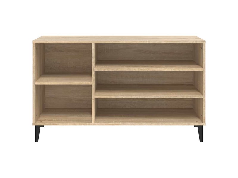  Armoire à chaussures chêne sonoma 102x36x60cm bois d'ingénierie shl8492  - Conforama E