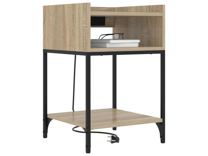 Table de chevet - cabinet de chevet - table de nuit chêne sonoma 40 x 40 x 61 cm - Conforama A