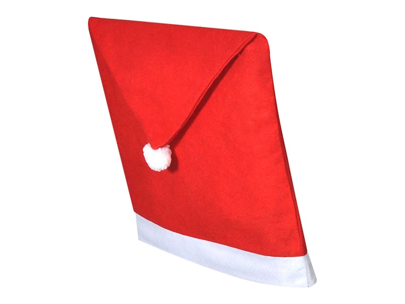  Housses de dossier de chaise 6 pcs bonnet de père noël  - Conforama C