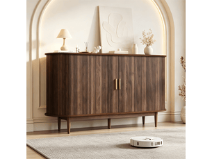 Buffet 2 porte(s)  1 tiroir(s) <strong>MERAX</strong> <strong></strong> - 140 cm coloris naturel 