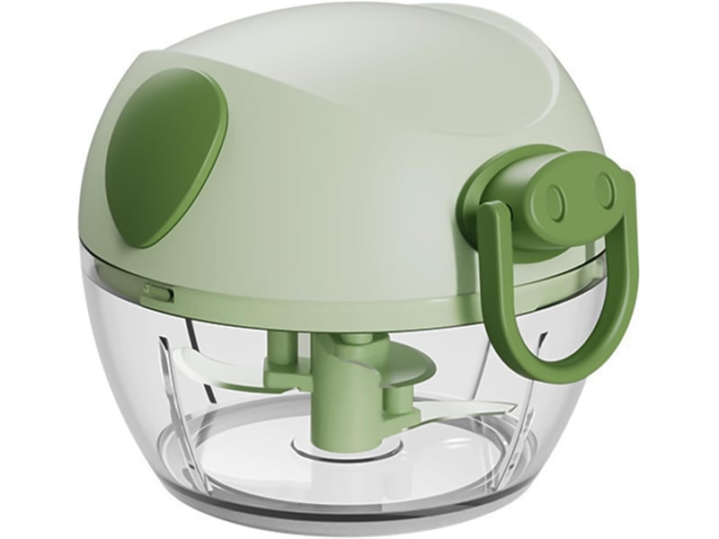  Hachoir à oignons, 170 ml, hachoir à oignons, hachoir manuel, hachoir à herbes portatives (vert + transparent)  - Conforama A