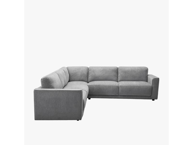  Canapé d'angle réversible en tissu gris  - Conforama E